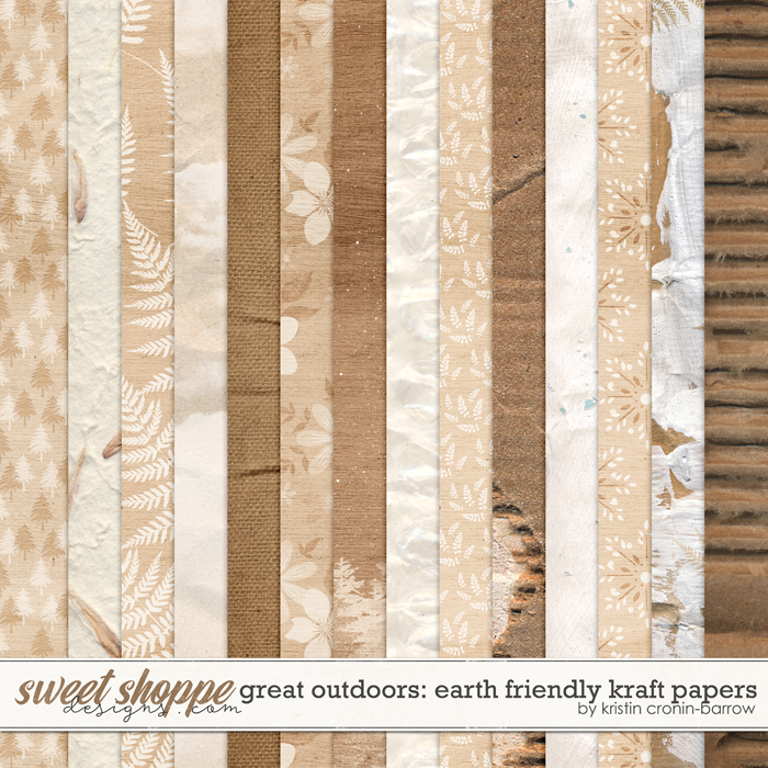 Great Outdoors: Earth Friendly Kraft Papers by Kristin Cronin-Barrow Great Outdoors: Earth Friendly Kraft Papers by Kristin Cronin-Barrow