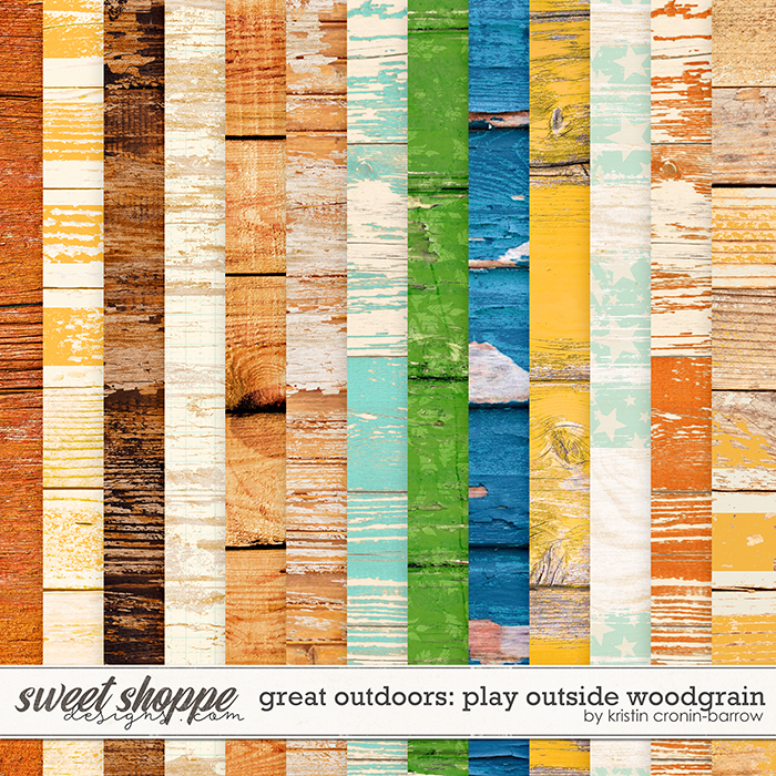 Great Outdoors: Play Outside Woodgrain Great Outdoors: Play Outside Woodgrain