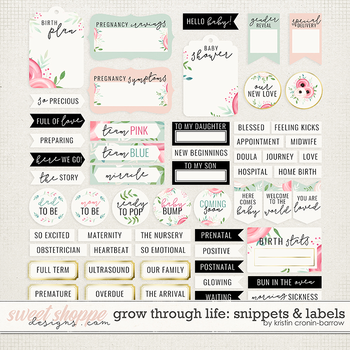 Grow through Life: Snippets and Labels by Kristin Cronin-Barrow Grow through Life: Snippets and Labels by Kristin Cronin-Barrow