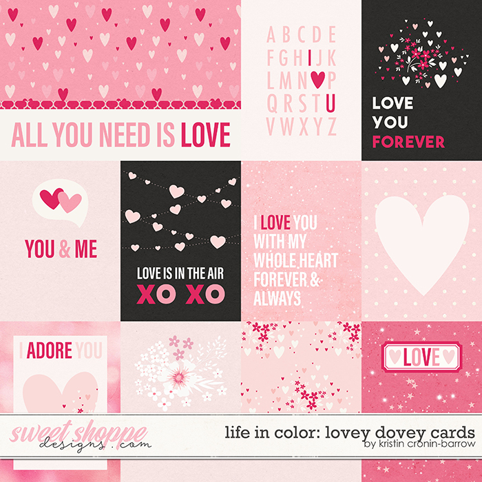 Life in Color: Lovey Dovey Cards by Kristin Cronin-Barrow