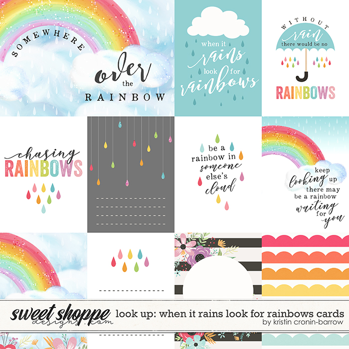 Look Up: When it Rains look for Rainbows: Cards by Kristin Cronin-Barrow