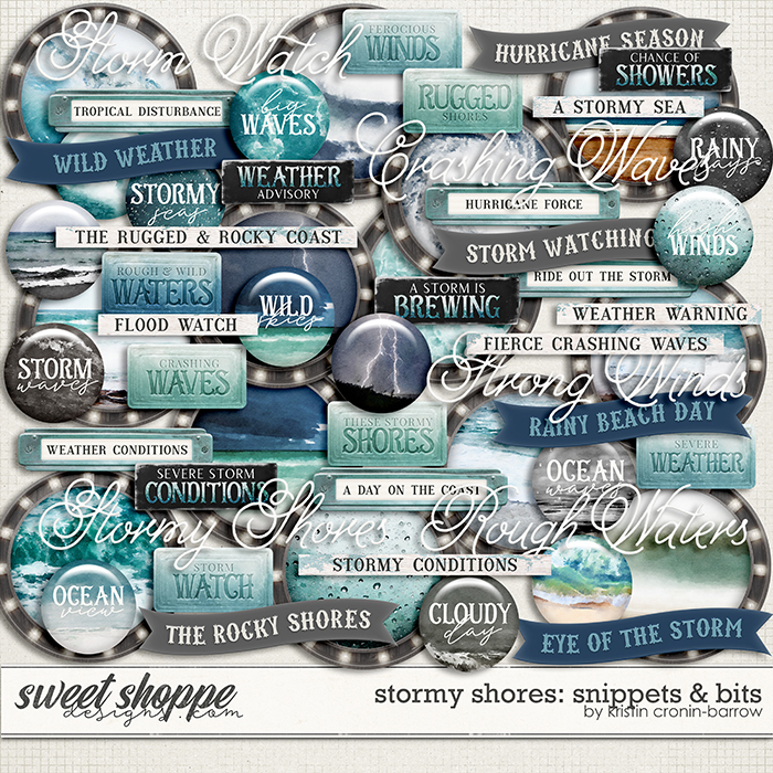 Stormy Shores: Snippets & Bits by Kristin Cronin-Barrow