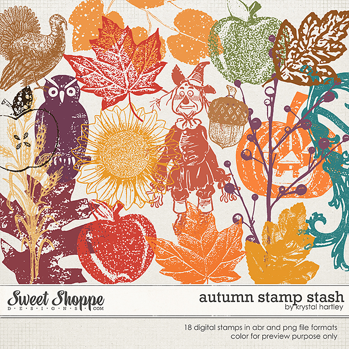 Autumn Stamp Stash by Krystal Hartley Autumn Stamp Stash by Krystal Hartley