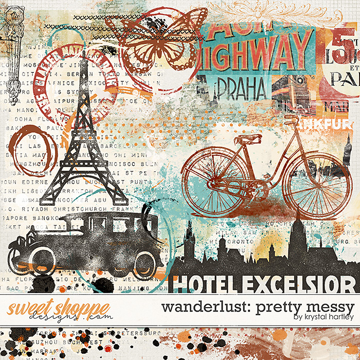 Wanderlust Pretty Messy by Krystal Hartley Wanderlust Pretty Messy by Krystal Hartley