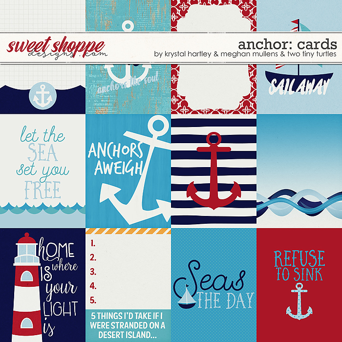 Anchor Journal Cards by Krystal Hartley, Meghan Mullens and Two Tiny Turtles Anchor Journal Cards by Krystal Hartley, Meghan Mullens and Two Tiny Turtles