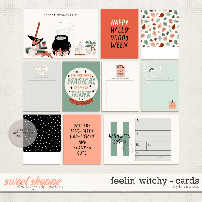 Feelin' Witchy | Journal Cards - by Kris Isaacs