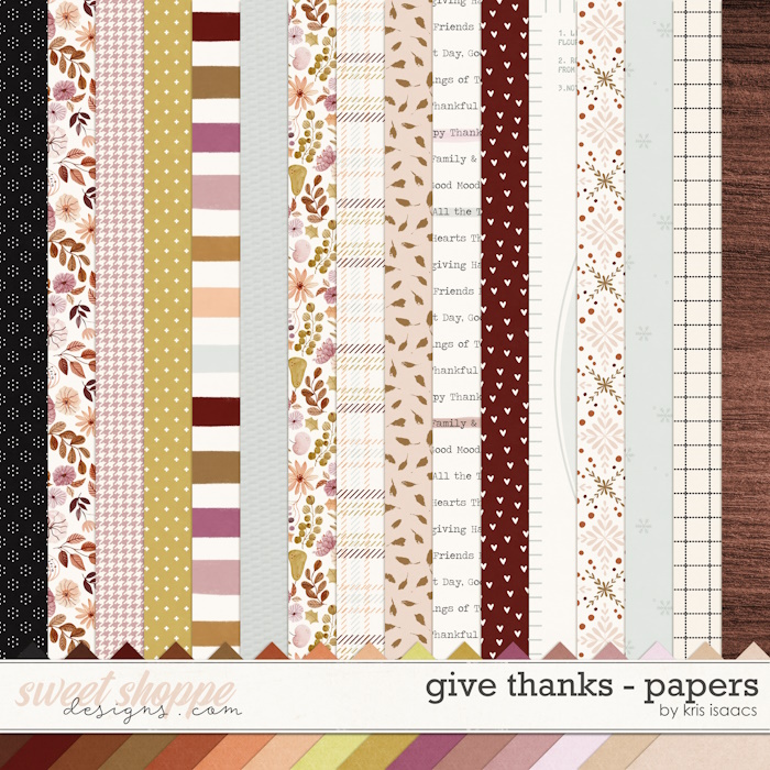 Give Thanks | Papers - by Kris Isaacs