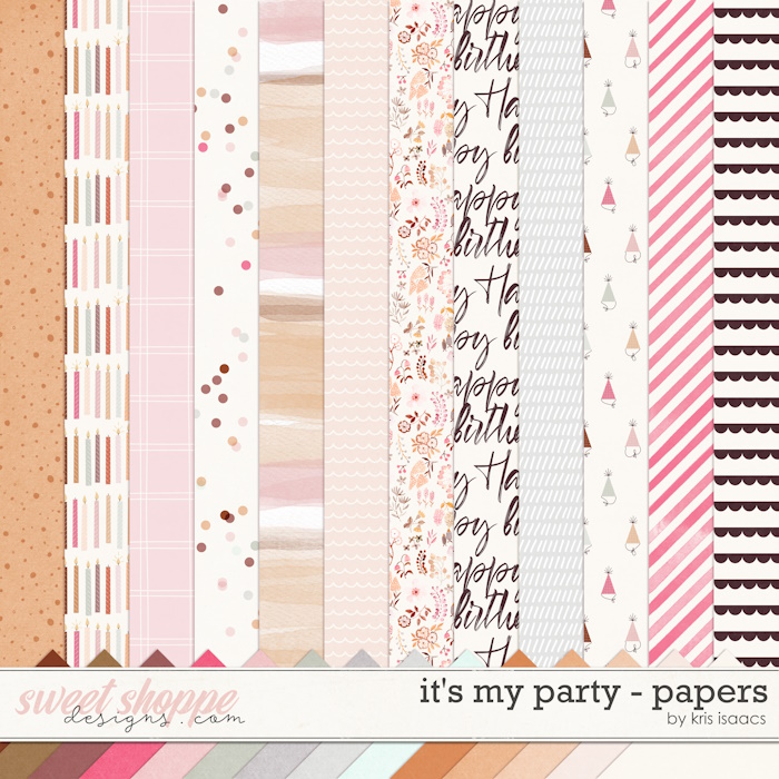 It's My Party | Papers - by Kris Isaacs Designs