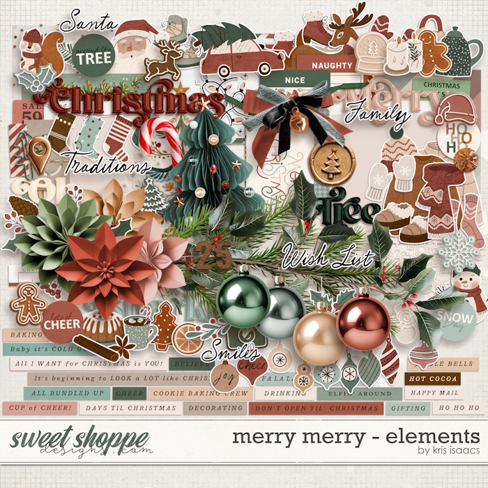 Merry Merry | Elements - by Kris Isaacs Designs