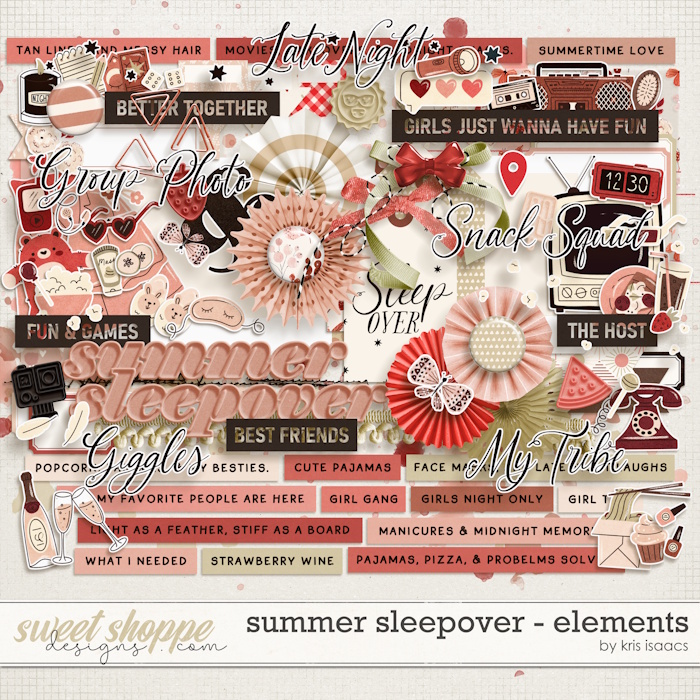 Summer Sleepover | Elements - by Kris Isaacs Designs