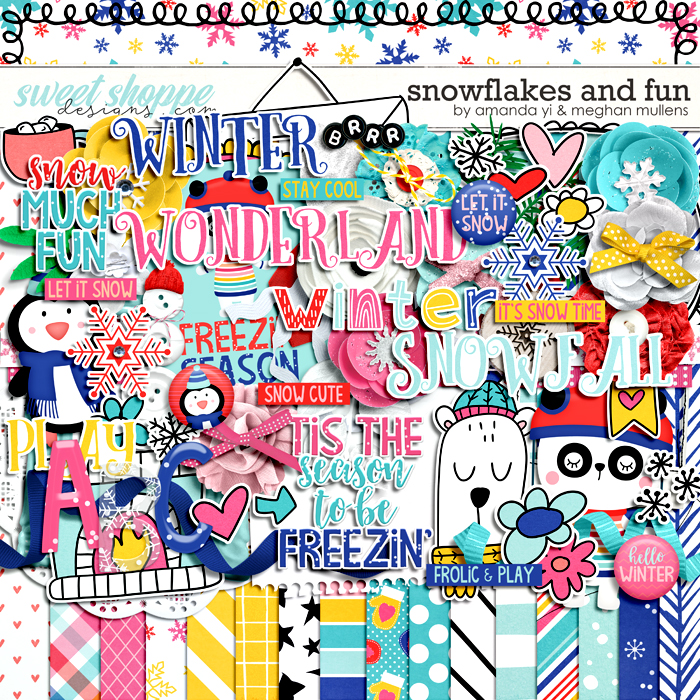 Snowflakes & Fun by Amanda Yi Designs & Meghan Mullens