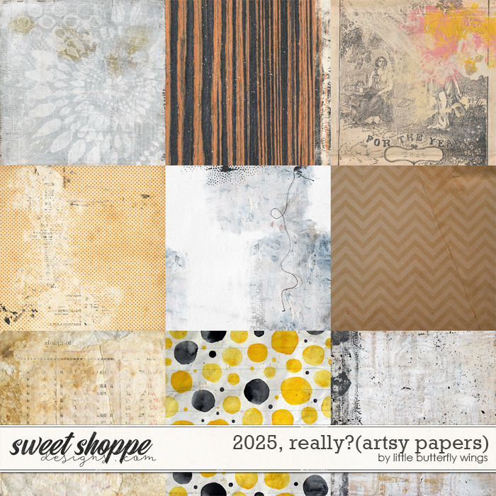 2025, really? (artsy papers) by Little Butterfly Wings