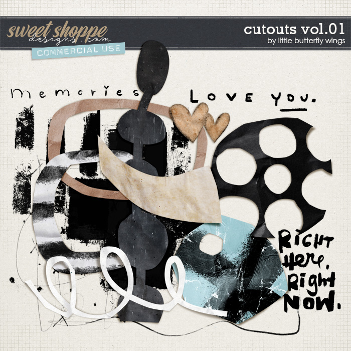 Cutouts vol.01 by Little Butterfly Wings