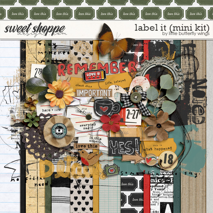 Label it (mini kit) by Little Butterfly Wings