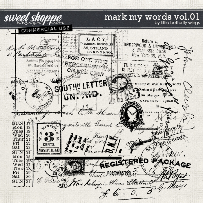 Mark my words vol.01 (commercial use) by Little Butterfly Wings Mark my words vol.01 (commercial use) by Little Butterfly Wings