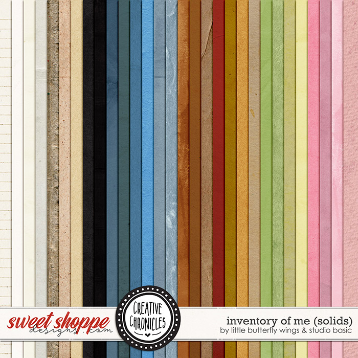 Creative Chronicles: Inventory Of Me Solids by Little Butterfly Wings & Studio Basic