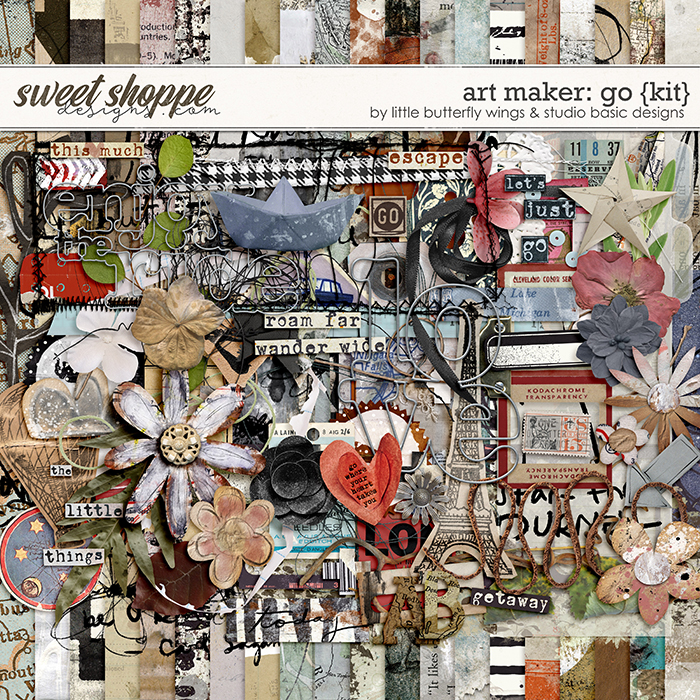 Art Maker: Go {Kit} by Little Butterfly Wings & Studio Basic