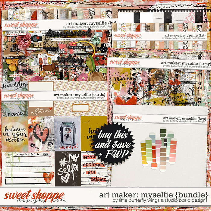 Art Maker: Myselfie {Bundle} by Little Butterfly Wings & Studio Basic