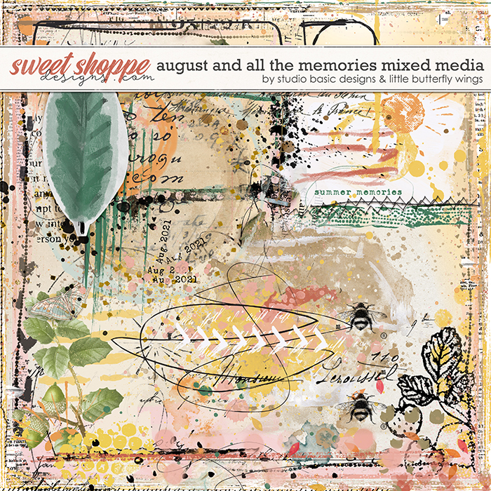 August And All The Memories... Mixed Media by Studio Basic & Little Butterfly Wings