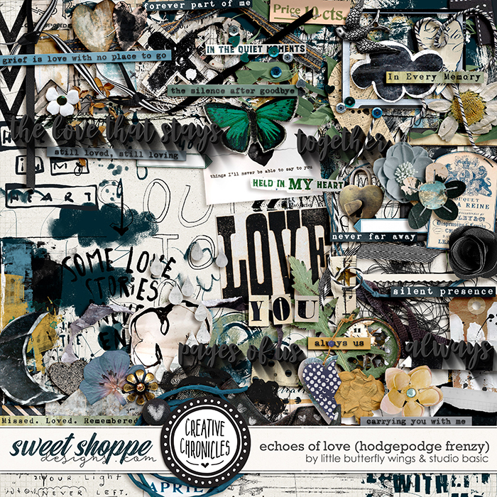 Creative Chronicles: Echoes Of Love Hodgepodge Frenzy by Little Butterfly Wings & Studio Basic