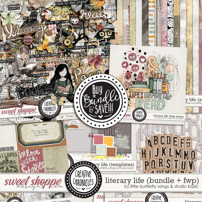 Creative Chronicles: Literary Life Bundle by Little Butterfly Wings & Studio Basic