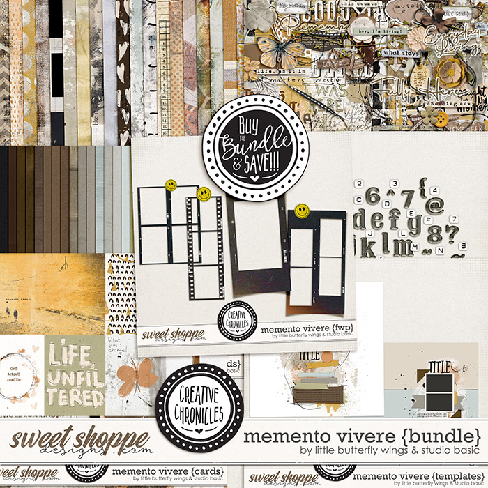 Creative Chronicles: Memento Vivere Bundle by Little Butterfly Wings & Studio Basic