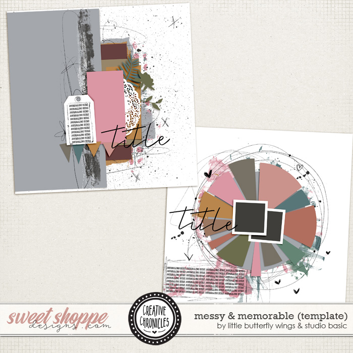 Creative Chronicles: Messy & Memorable Templates by Little Butterfly Wings & Studio Basic