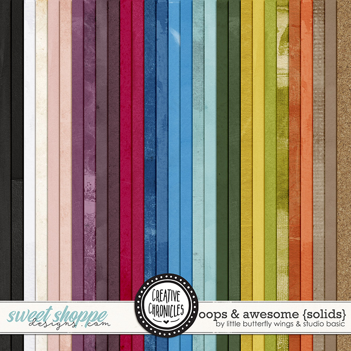 Creative Chronicles: Oops & Awesome Solids by Little Butterfly Wings & Studio Basic 