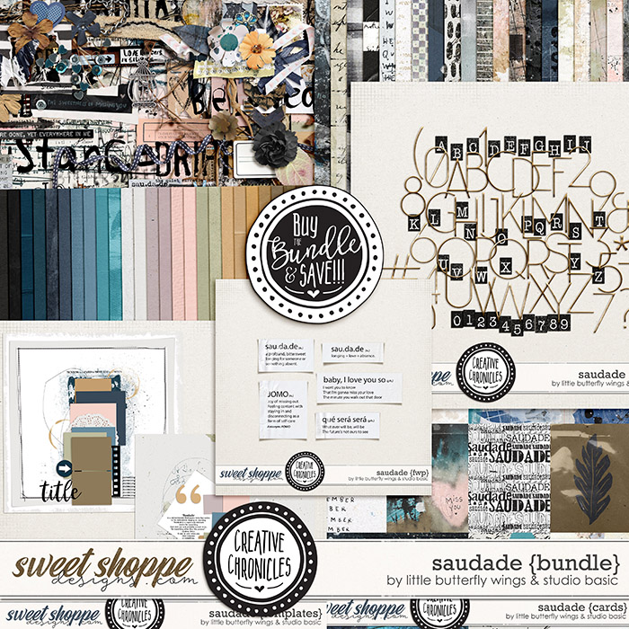 Creative Chronicles: Saudade Bundle by Little Butterfly Wings & Studio Basic
