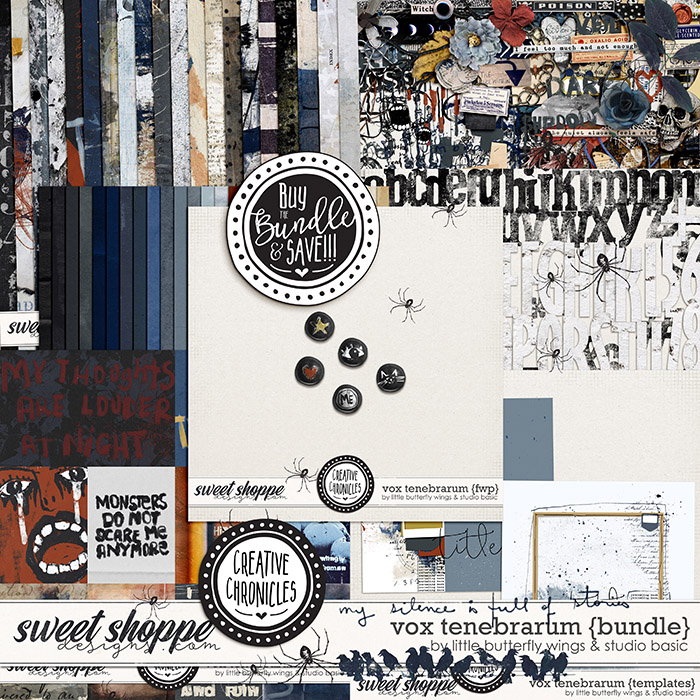 Creative Chronicles: Vox Tenebrarum Bundle by Little Butterfly Wings & Studio Basic 