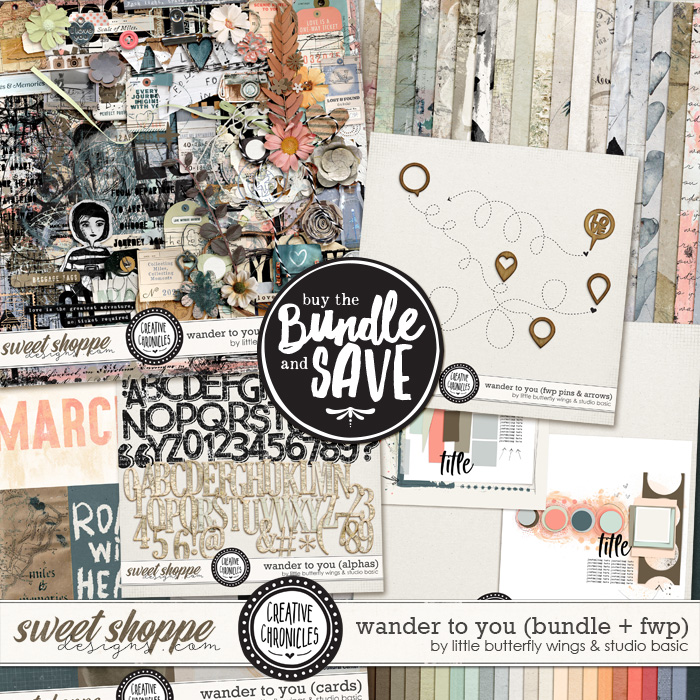 Creative Chronicles: Wander To You Bundle by Little Butterfly Wings & Studio Basic