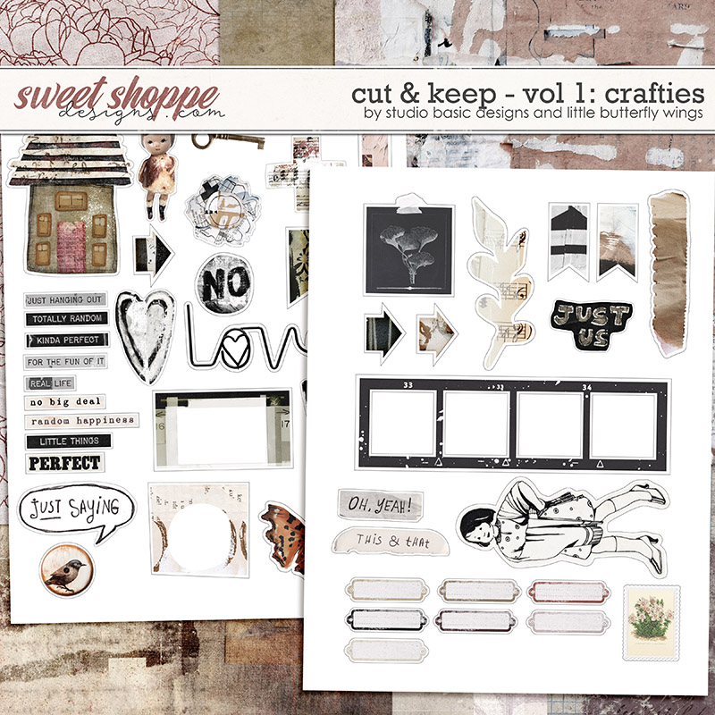 Cut & Keep - Vol. 1: Crafties by Studio Basic & Little Butterfly Wings