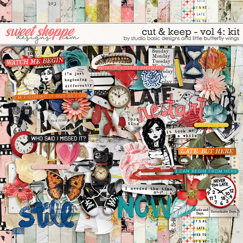 Cut & Keep - Vol. 4: Kit by Studio Basic & Little Butterfly Wings