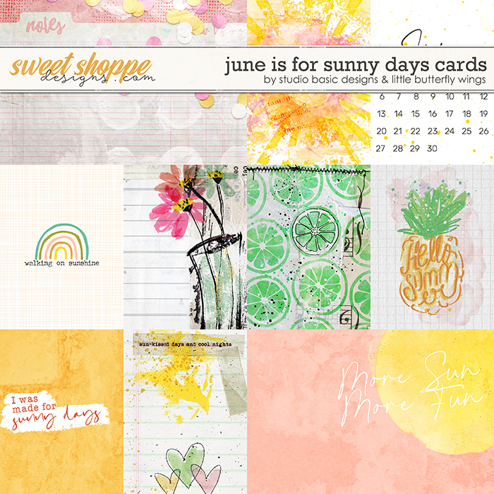 June Is For Sunny Days Cards by Studio Basic