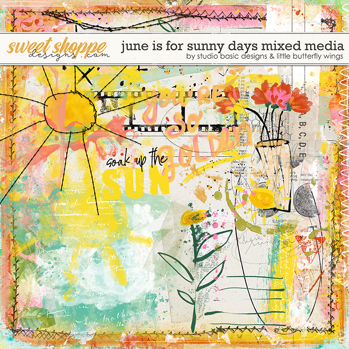 June Is For Sunny Days Mixed Media by Studio Basic