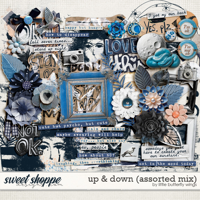 Up & Down (assorted mix) by Little Butterfly Wings