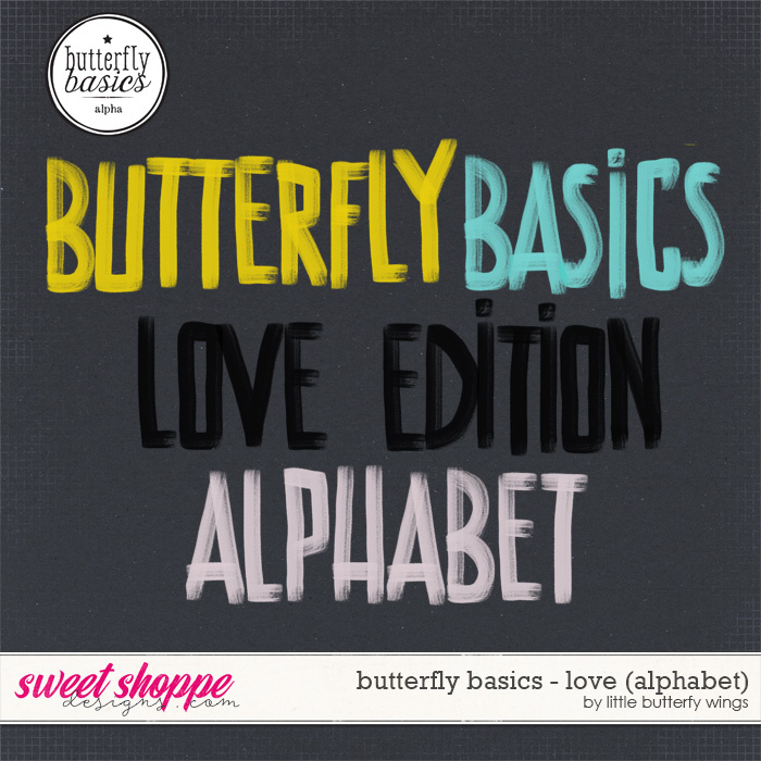 Butterfly Basics - Love (alphabet) by Little Butterfly Wings Butterfly Basics - Love (alphabet) by Little Butterfly Wings