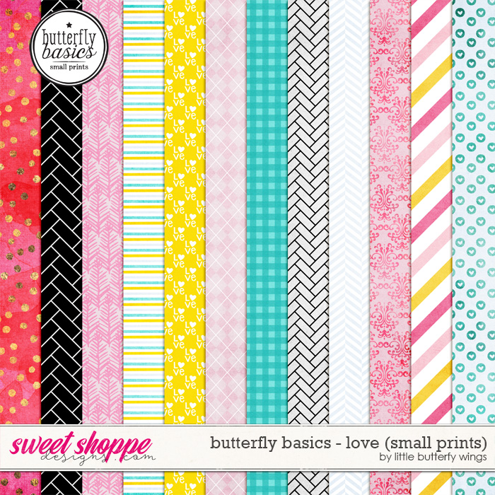 Butterfly Basics - Love (small prints) by Little Butterfly Wings