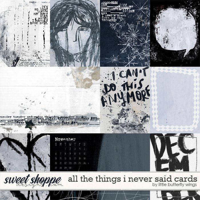 All the things I never said cards by Little Butterfly Wings All the things I never said cards by Little Butterfly Wings