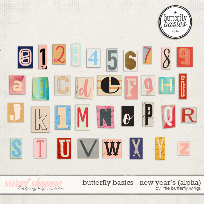 Butterfly Basics - New Year's alphabet by Little Butterfly Wings