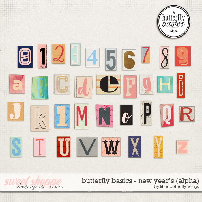 Butterfly Basics - New Year's alphabet by Little Butterfly Wings Butterfly Basics - New Year's alphabet by Little Butterfly Wings