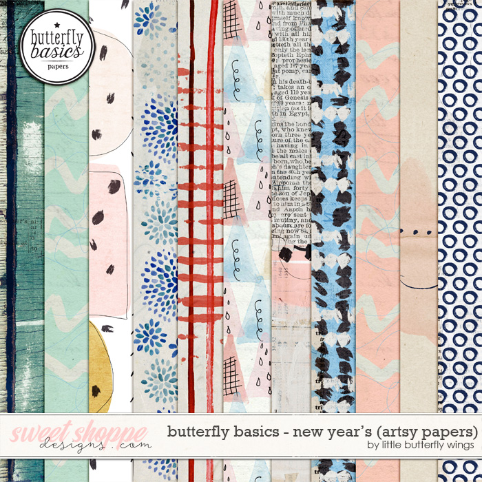Butterfly Basics - New Year's artsy papers by Little Butterfly Wings Butterfly Basics - New Year's artsy papers by Little Butterfly Wings
