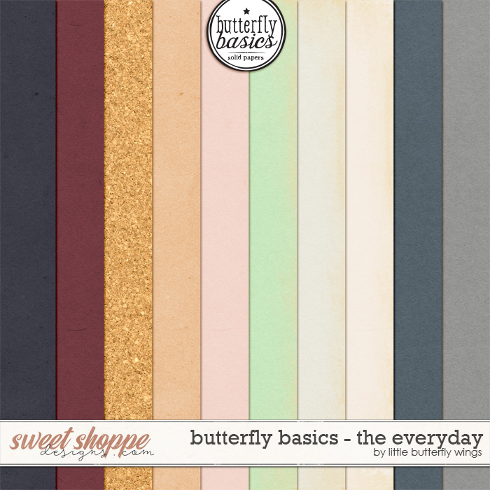 Butterfly Basics - The Everyday solid papers by Little Butterfly Wings
