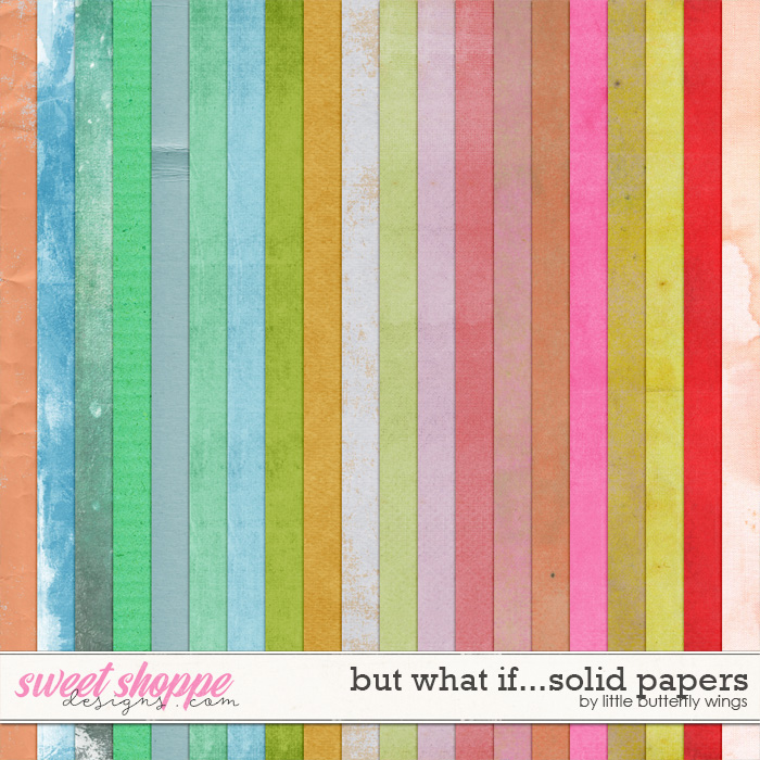 But what if...solid papers by Little Butterfly Wings