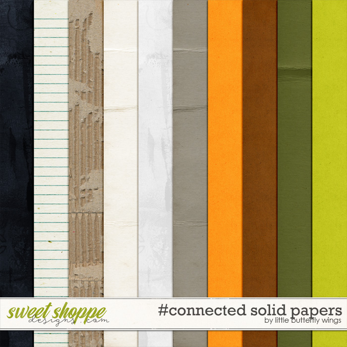 #connected solid papers by Little Butterfly Wings
