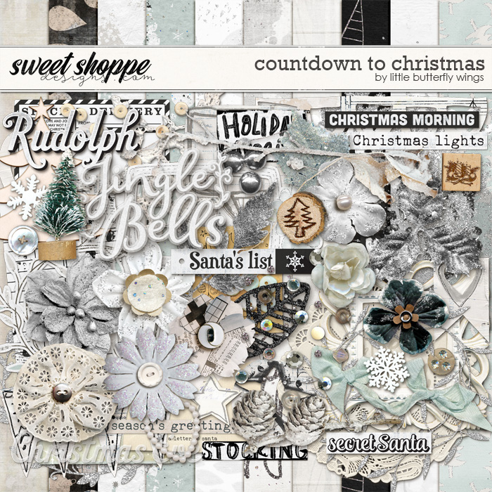 Countdown to Christmas kit by Little Butterfly Wings