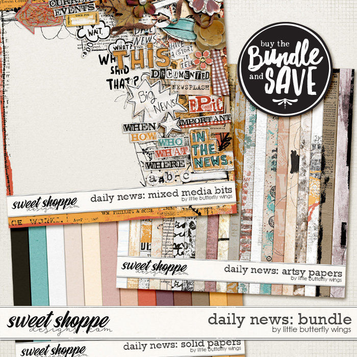 Daily news: bundle by Little Butterfly Wings