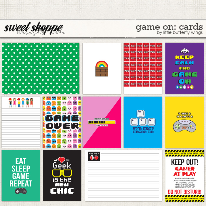 Game on: cards by Little Butterfly Wings
