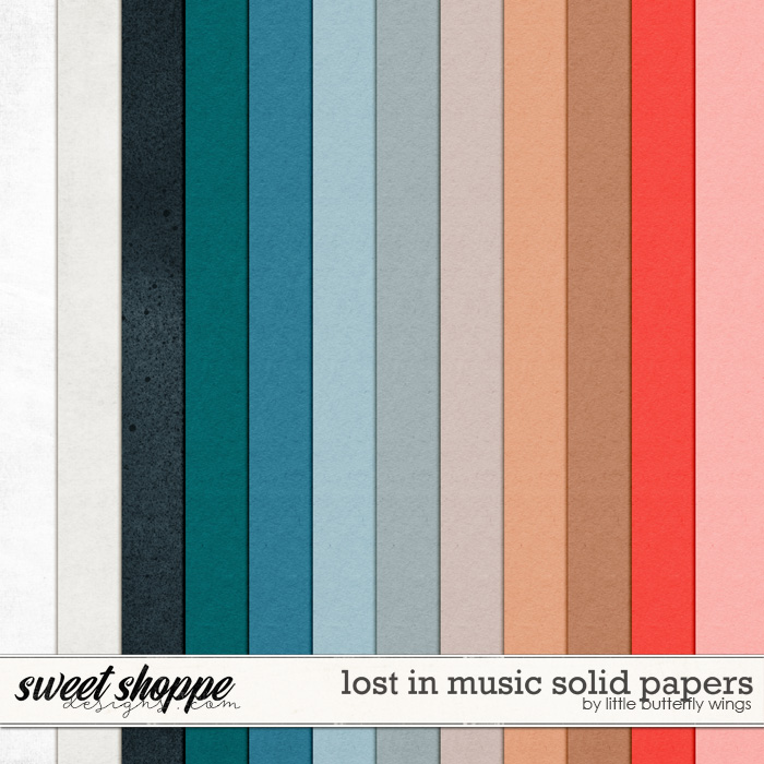 Lost in music solid papers by Little Butterfly Wings Lost in music solid papers by Little Butterfly Wings