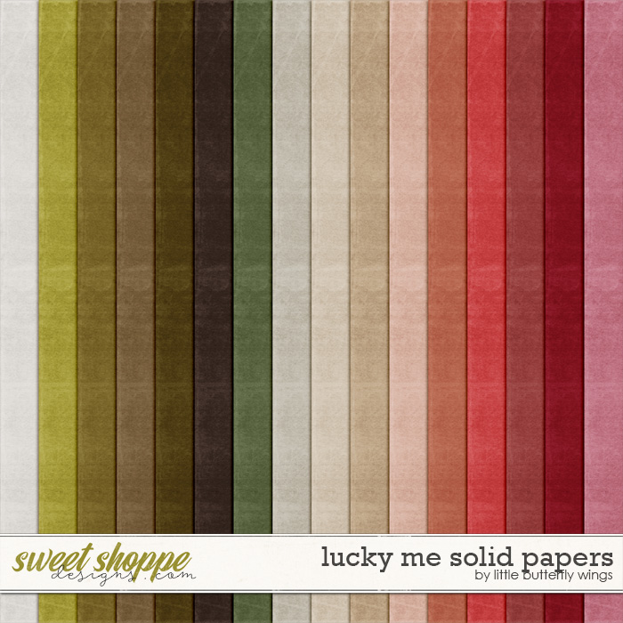 Lucky me solid papers by Little Butterfly Wings